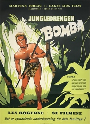 Bomba, the Jungle Boy movie posters (1949) pillow