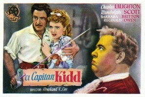 Captain Kidd movie posters (1945) metal framed poster