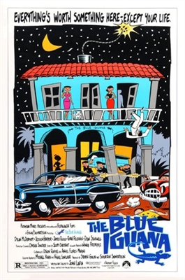 The Blue Iguana movie posters (1988) canvas poster