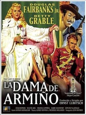 That Lady in Ermine movie posters (1948) canvas poster