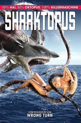 Sharktopus movie posters (2010) canvas poster