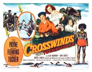Crosswinds movie posters (1951) metal framed poster