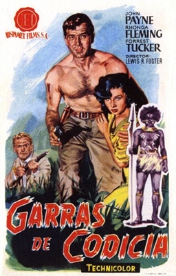 Crosswinds movie posters (1951) wood print