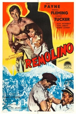 Crosswinds movie posters (1951) canvas poster