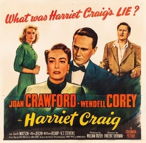 Harriet Craig movie posters (1950) wooden framed poster