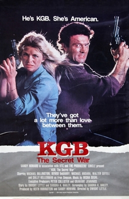 KGB: The Secret War movie posters (1985) metal framed poster
