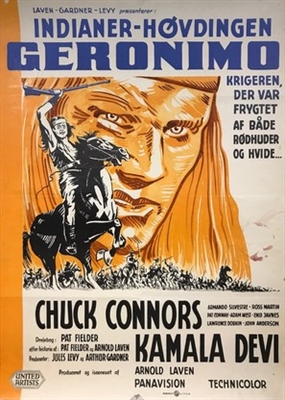 Geronimo movie posters (1962) metal framed poster