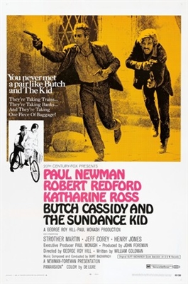 Butch Cassidy and the Sundance Kid movie posters (1969) metal framed poster