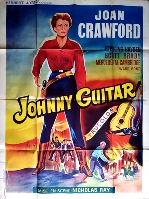 Johnny Guitar movie posters (1954) wooden framed poster