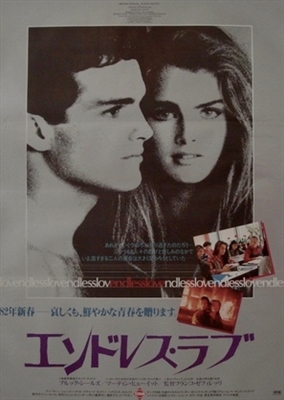 Endless Love movie posters (1981) wood print