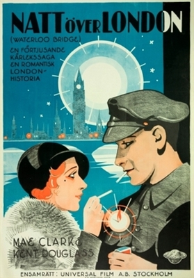 Waterloo Bridge movie posters (1931) canvas poster