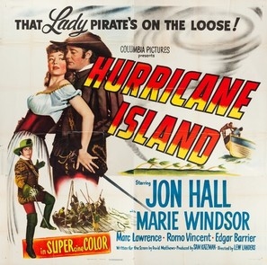 Hurricane Island movie posters (1951) canvas poster