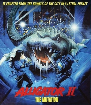 Alligator II: The Mutation movie posters (1991) metal framed poster