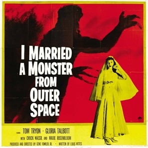 I Married a Monster from Outer Space movie posters (1958) poster with hanger