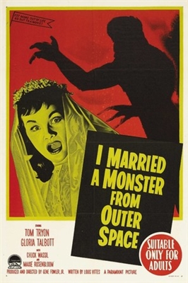 I Married a Monster from Outer Space movie posters (1958) poster