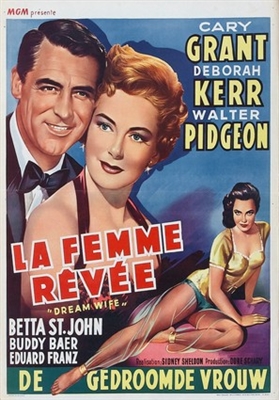 Dream Wife movie posters (1953) metal framed poster