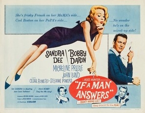 If a Man Answers movie posters (1962) canvas poster