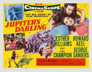 Jupiter's Darling movie posters (1955) metal framed poster
