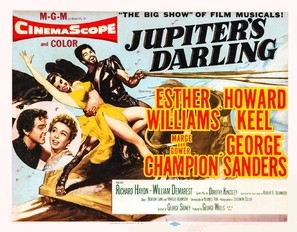 Jupiter's Darling movie posters (1955) wooden framed poster