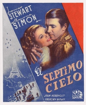 Seventh Heaven movie posters (1937) wood print