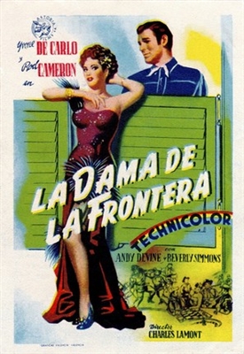 Frontier Gal movie posters (1945) wooden framed poster