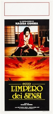 Ai no corrida movie posters (1976) metal framed poster