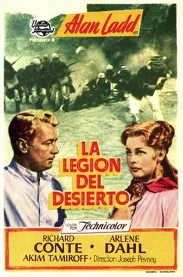 Desert Legion movie posters (1953) poster