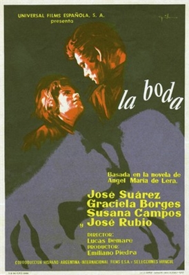 La boda movie posters (1964) canvas poster