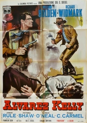 Alvarez Kelly movie posters (1966) canvas poster