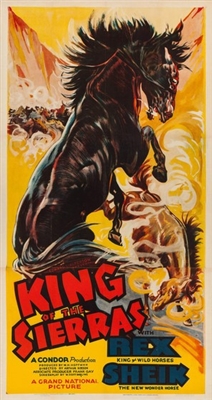 King of the Sierras movie posters (1938) wood print