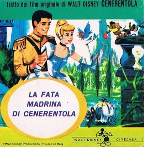 Cinderella movie posters (1950) wood print