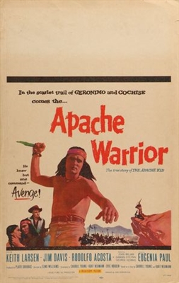 Apache Warrior movie posters (1957) poster