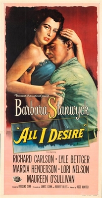 All I Desire movie posters (1953) pillow