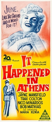 It Happened in Athens movie posters (1962) metal framed poster