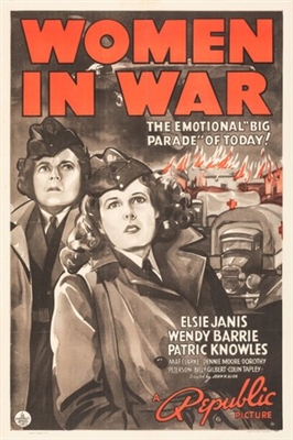 Women in War movie posters (1940) tote bag