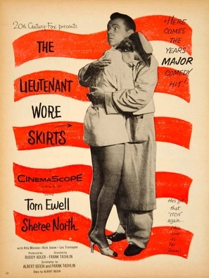 The Lieutenant Wore Skirts movie posters (1956) poster