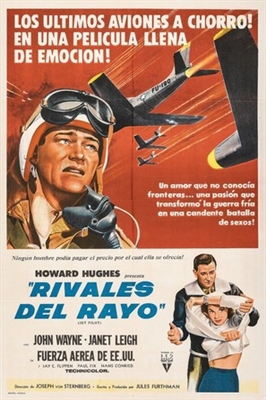 Jet Pilot movie posters (1957) wood print
