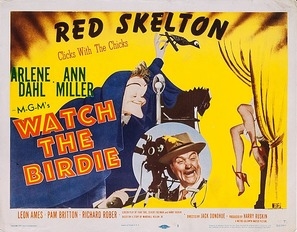 Watch the Birdie movie posters (1950) metal framed poster