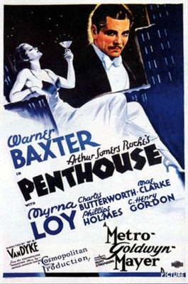 Penthouse movie posters (1933) pillow
