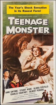 Teenage Monster movie posters (1958) wood print