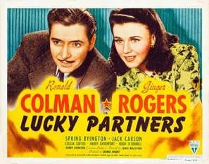 Lucky Partners movie posters (1940) metal framed poster