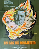 En cas de malheur movie posters (1958) t-shirt #3585542