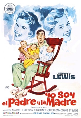 Rock-a-Bye Baby movie posters (1958) canvas poster
