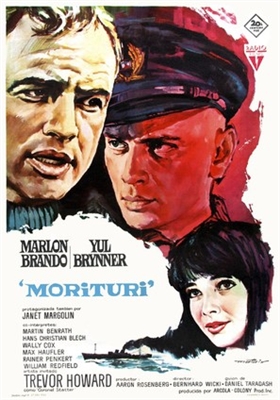 Morituri movie posters (1965) canvas poster