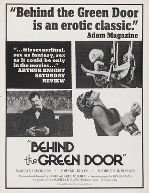Behind the Green Door movie posters (1972) tote bag