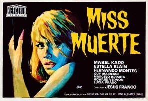 Miss Muerte movie posters (1966) metal framed poster