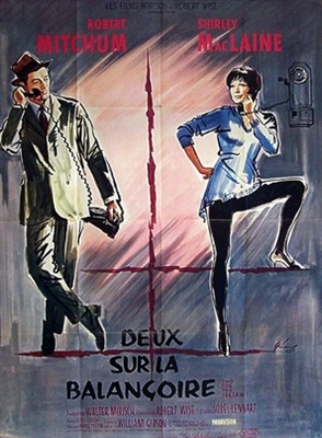 Two for the Seesaw movie posters (1962) canvas poster
