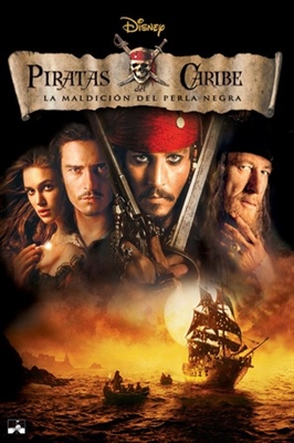 Pirates of the Caribbean: The Curse of the Black Pearl movie posters (2003) Longsleeve T-shirt