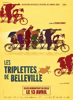 Les triplettes de Belleville movie posters (2003) canvas poster
