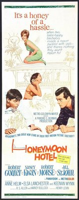 Honeymoon Hotel movie poster (1964) wooden framed poster